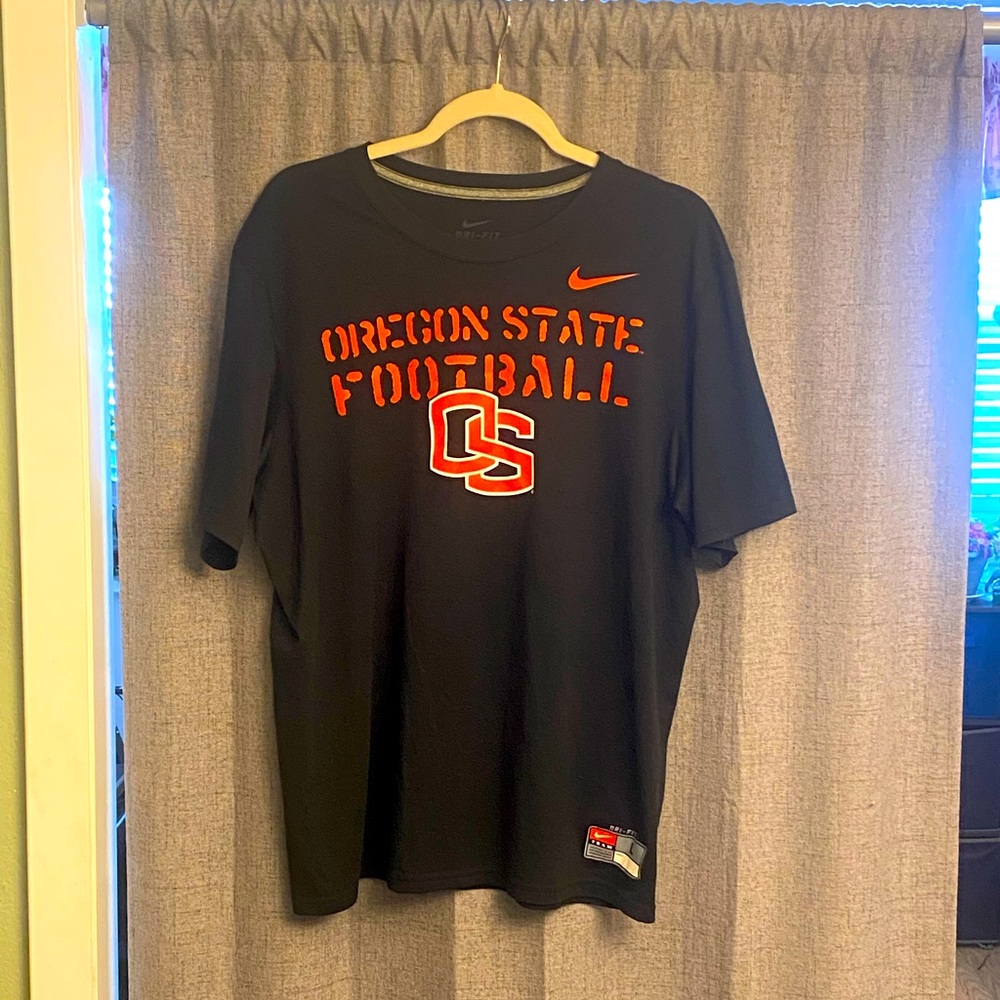 Nike Dri-Fit Mens Oregon State Football T-Shirt Size L